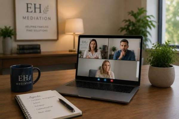 child access mediation Winchester online meeting.